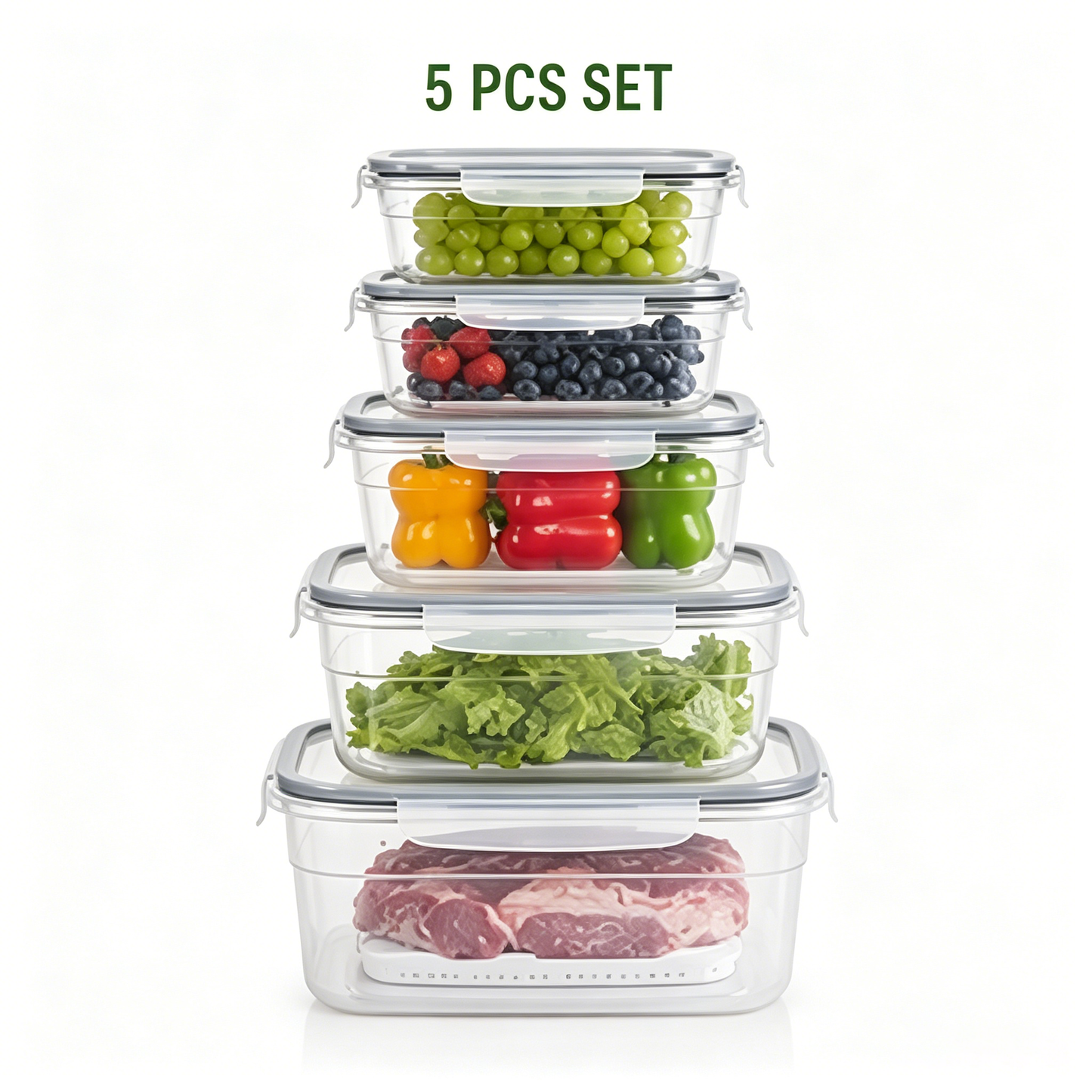 💥New Arrivals Now Selling Fast🔥5 Pack Fridge Organizers and Storage