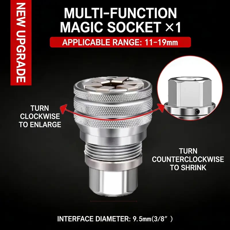 🎁6-in-1 Multi-Function Socket Wrench | Quick-Change Head | Heavy Duty ⭐ 4.8 Rating (2,700+ Reviews) | Last Chance: 49% OFF 🔥