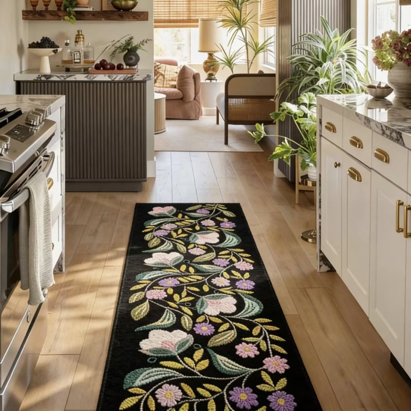 Bohemian Floral Area Rug