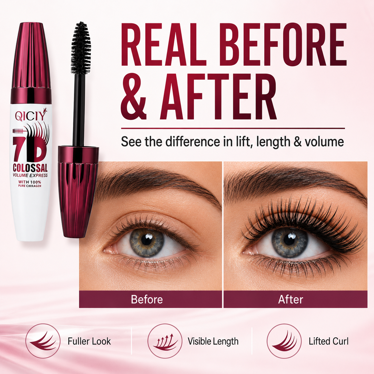 ✨QICIY 7D Colossal Volume Express Mascara