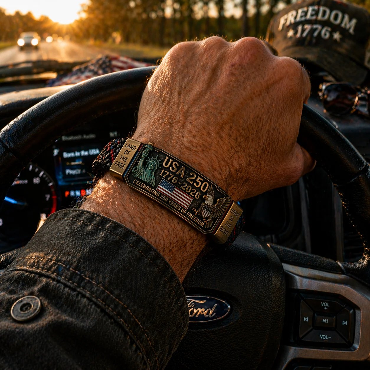 š„Last Day 49% OFFš¦
USA 250TM Freedom Legacy Bracelet (1776ā2026)