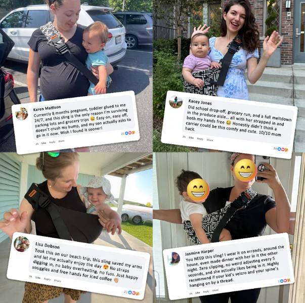 ⚡Hot Sell | The 3-Second Baby Carrier🦅⚡