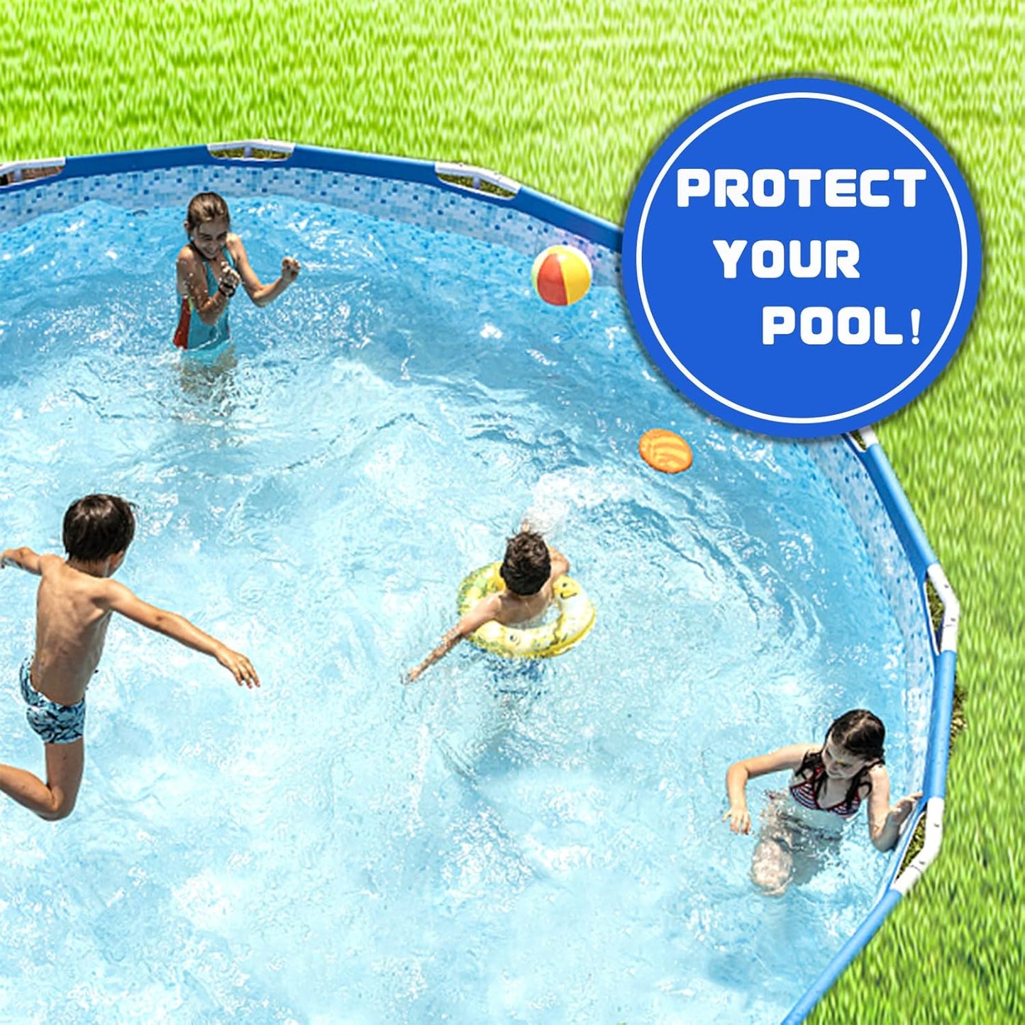💧 2 Pack Upgraded Patented Pool Hose Holder for Above Ground Intex & Bestway Pipes