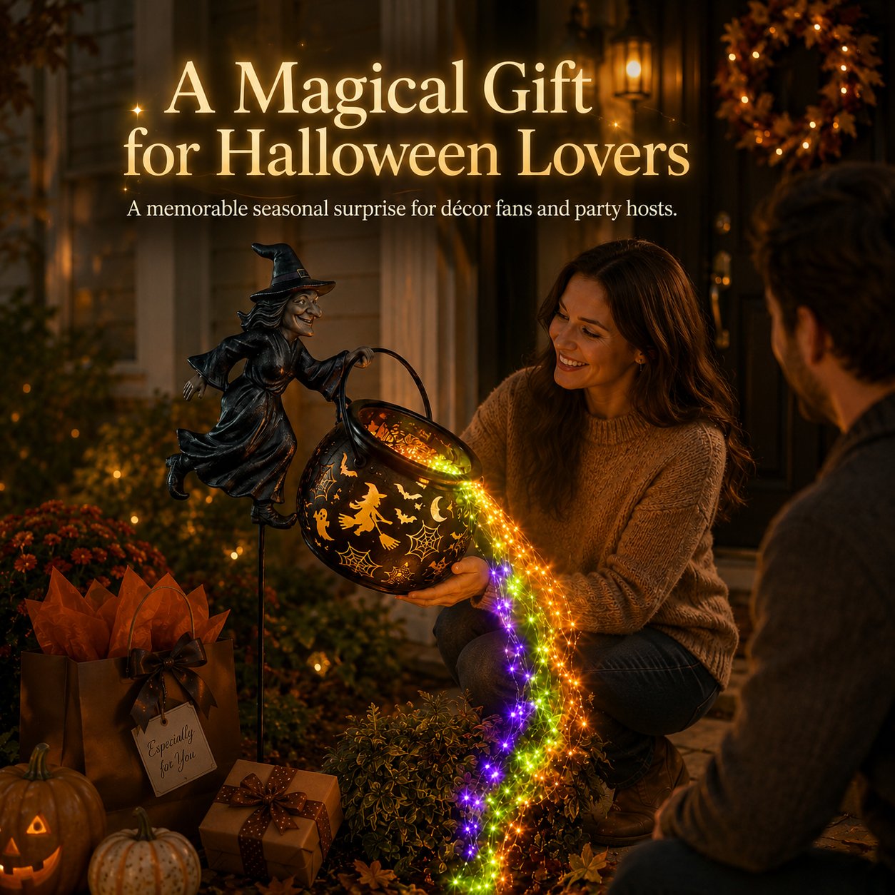 š Halloween Witch Cauldron Garden Light(š¦Buy 2 Free Shipping)