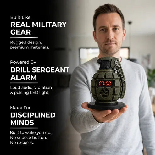 Grenade Alarm Clock