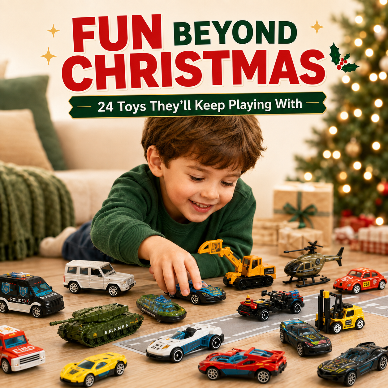 ๐ฅ Last Day 50% OFF๐
2026 Christmas Advent Calendar 24 Diecast Cars Set ๐โจ