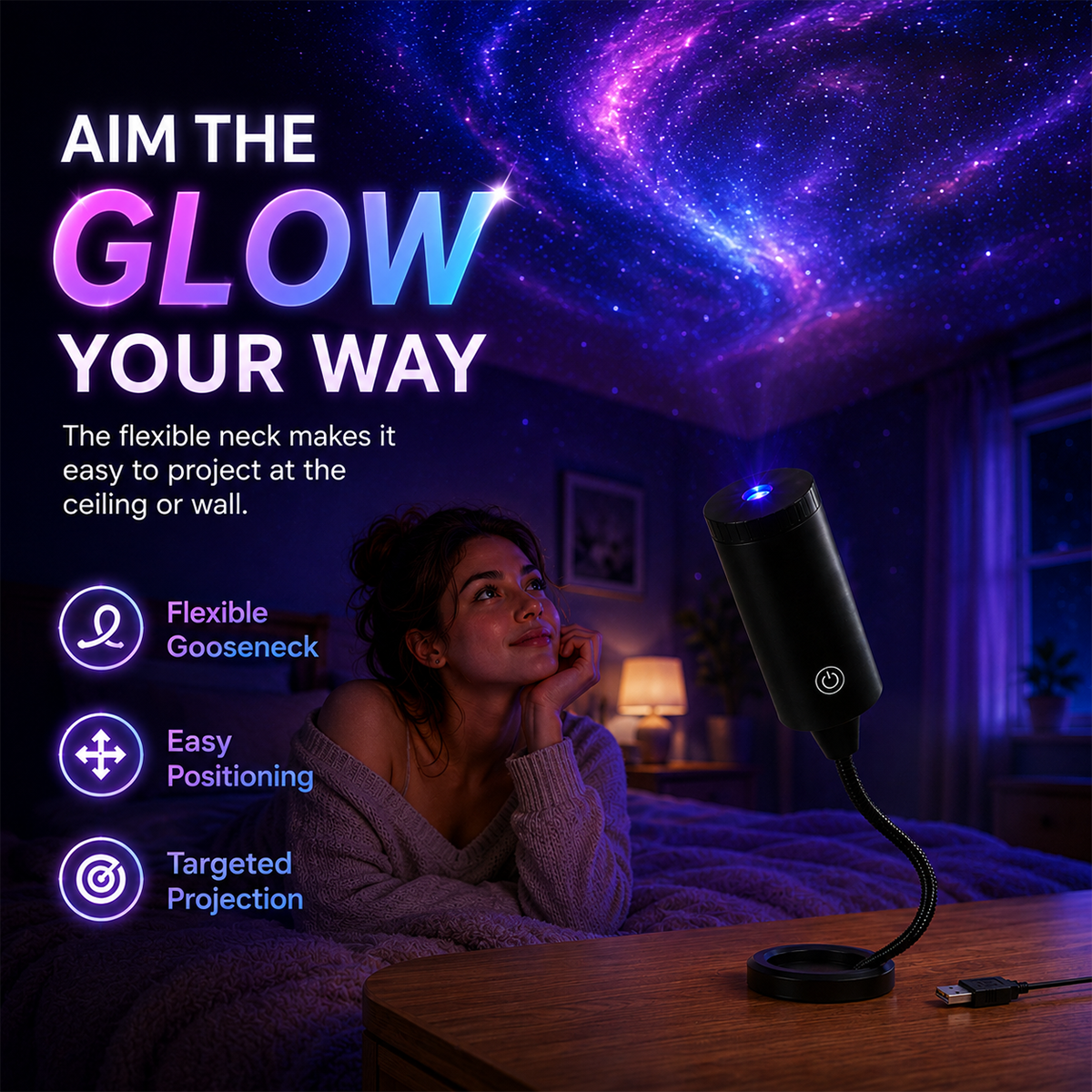 ✨ Plug-and-Play HD Star Projecto