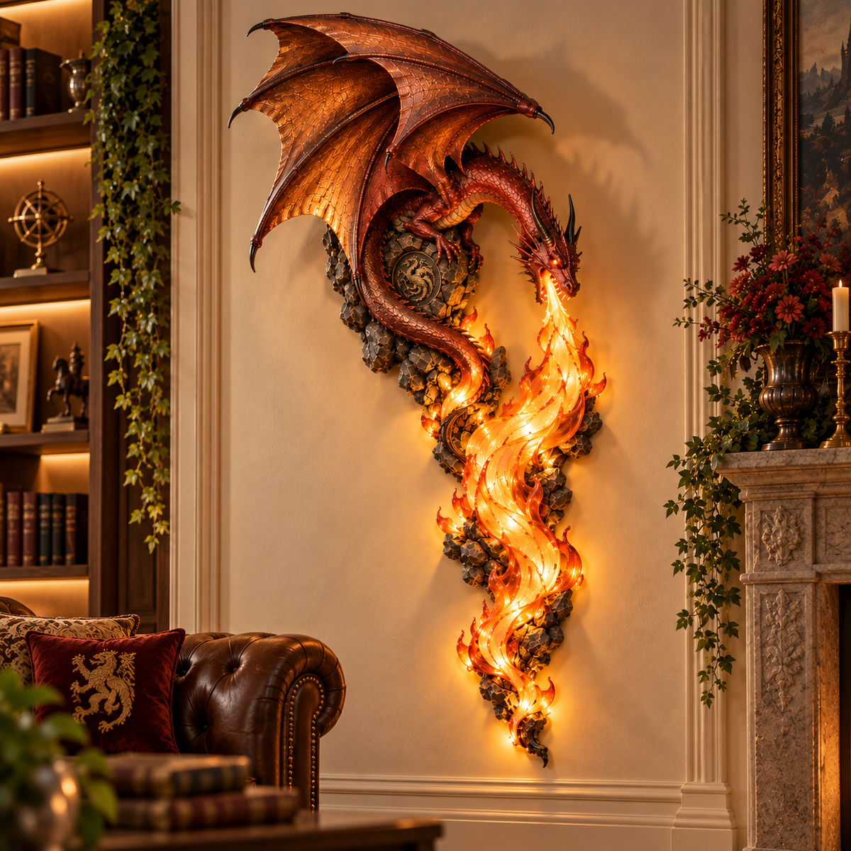 š2027 Dragonfire Guardian⢠Wall Sconce ā A Legendary Flame Awakens On Your Wall š„