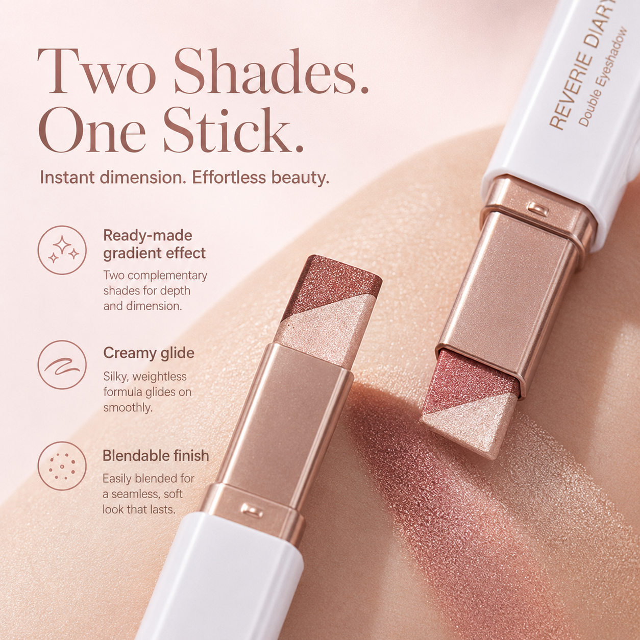 Reverie Diary Dual Color Eyeshadow Stick