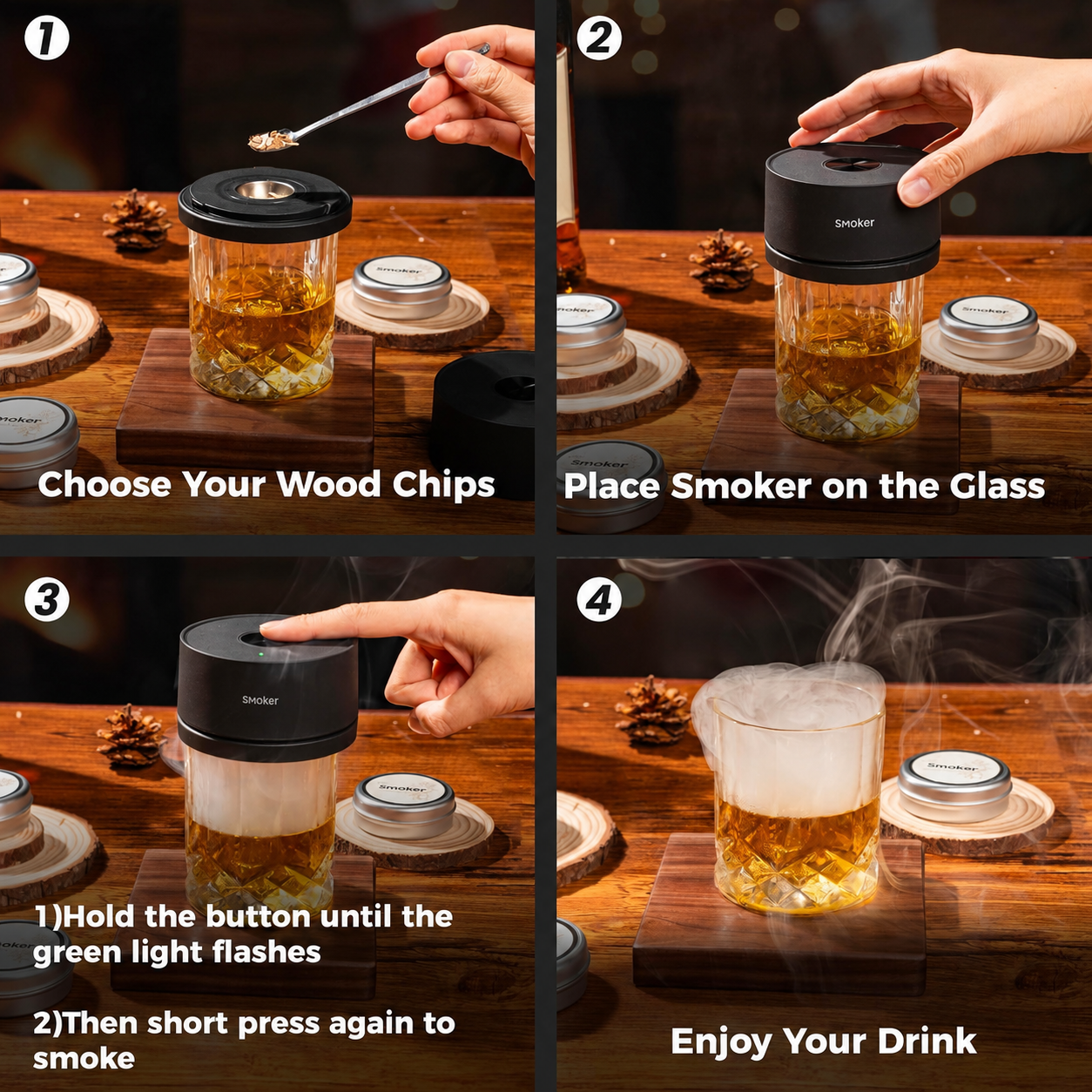 Kandora™ Electric Whiskey Smoker