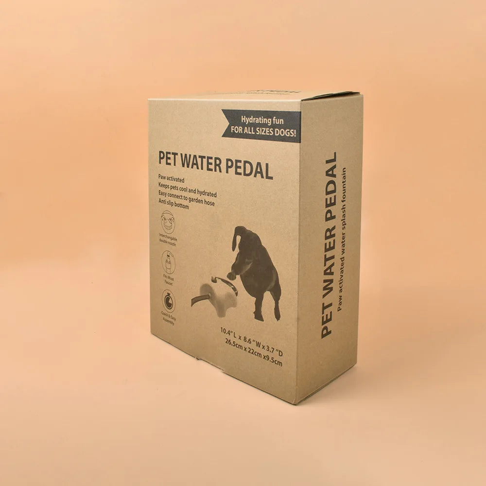 💦🐕Outdoor Paw‑Activated Dog Water Fountain – Step‑On Pedal