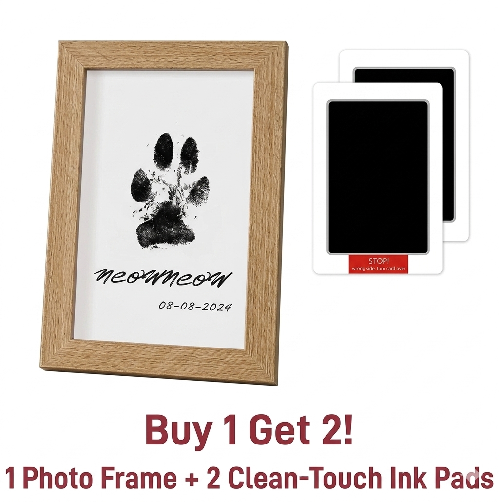 🔥 Paw Print Kit | Capture Their Paw Before It’s Gone Forever 🐾 No Mess Memory Keepsake