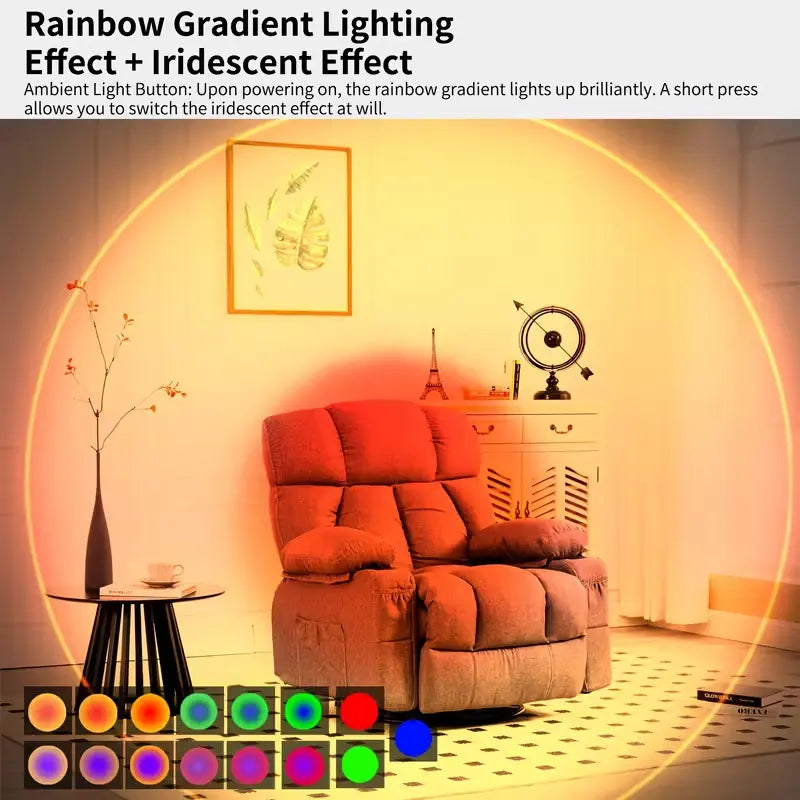 π₯ 4 PCS Smart RGB Sunset Wall Lamp β Turn Any Room Into a Viral Glow Paradise π