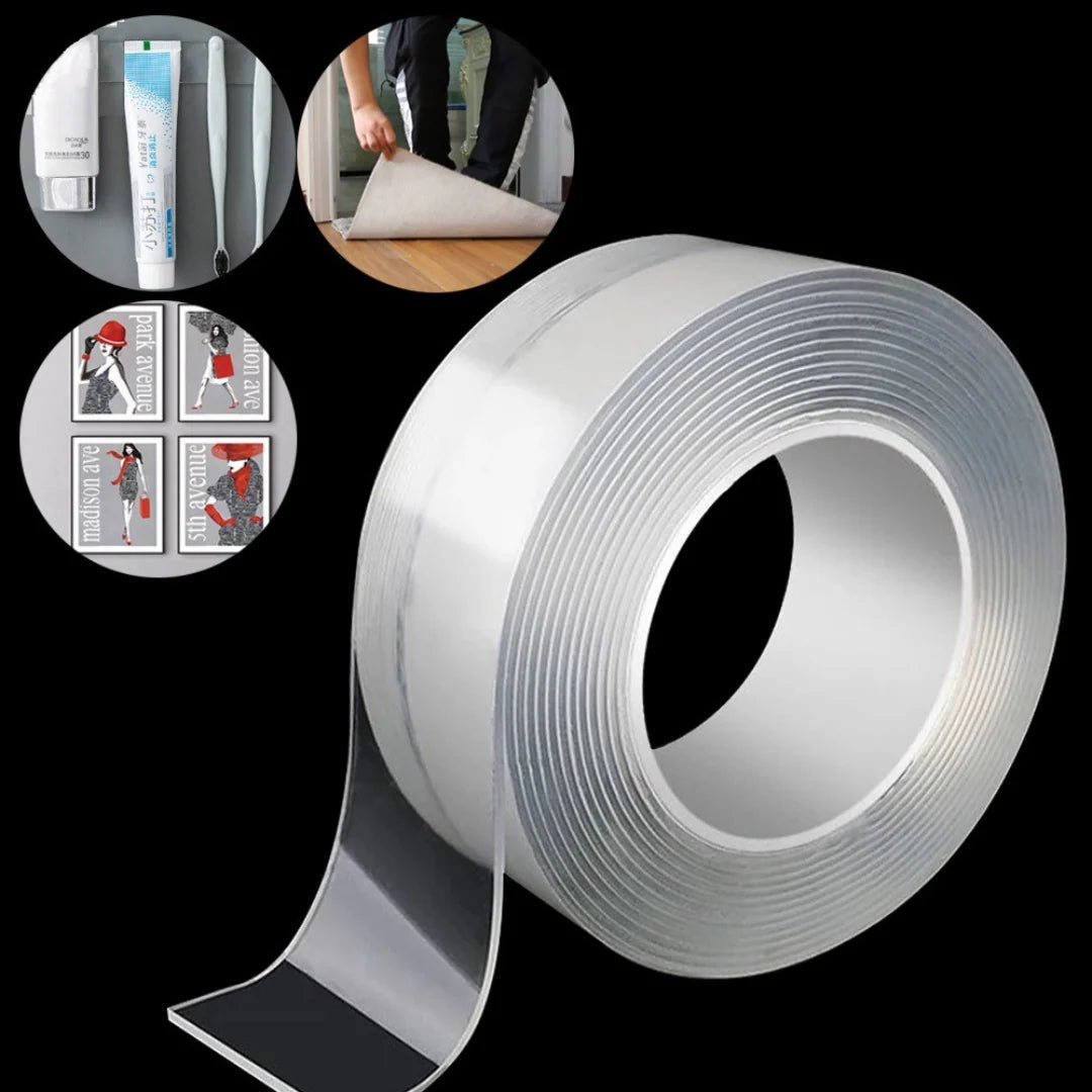 🔥Hot Sell ✨Nano Double-Sided Tape — Stick Anything, No Damage, No Drilling