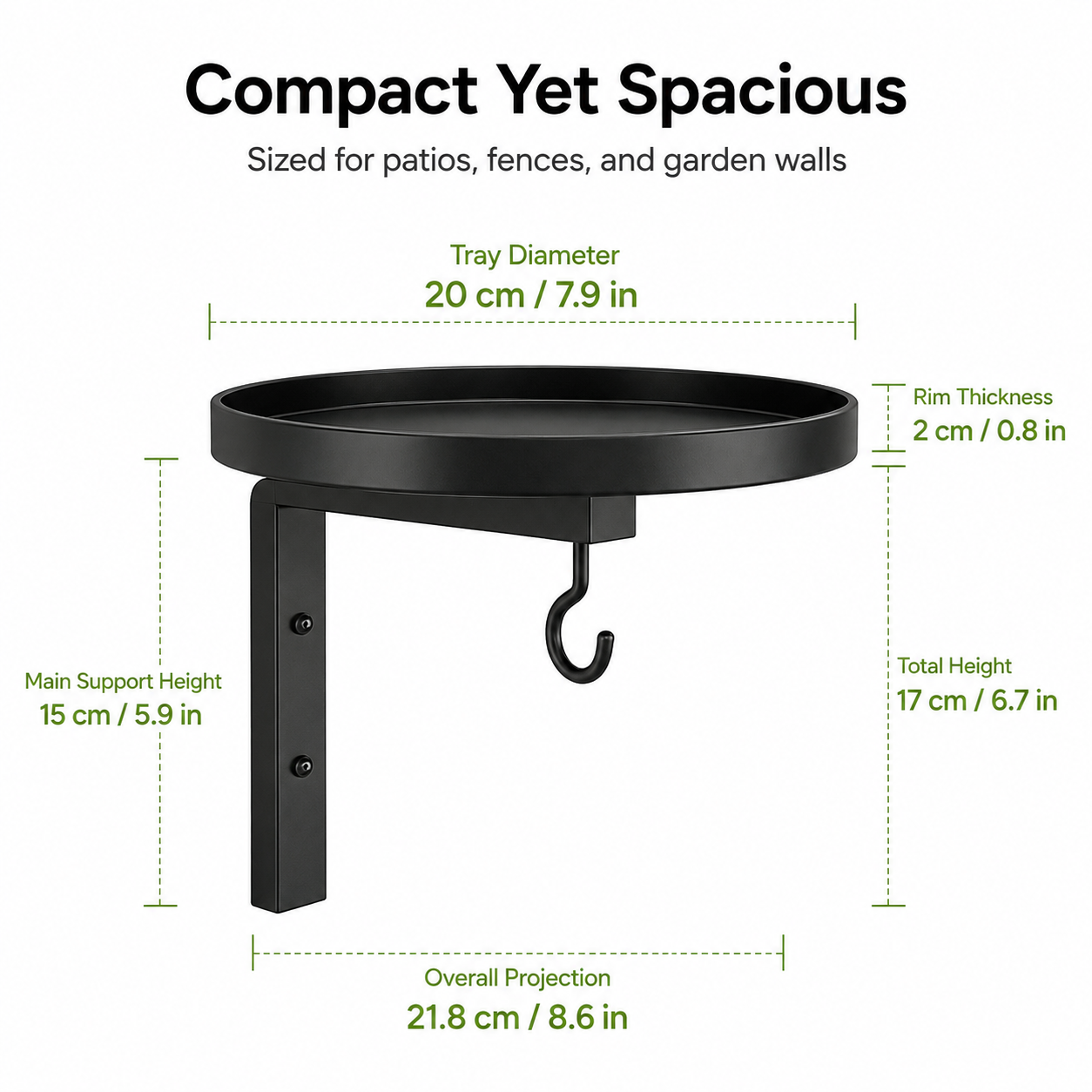 🌸LAST DAY SPECIAL PRICE!!🌸Wall-Mounted Metal Bird Bath Basin