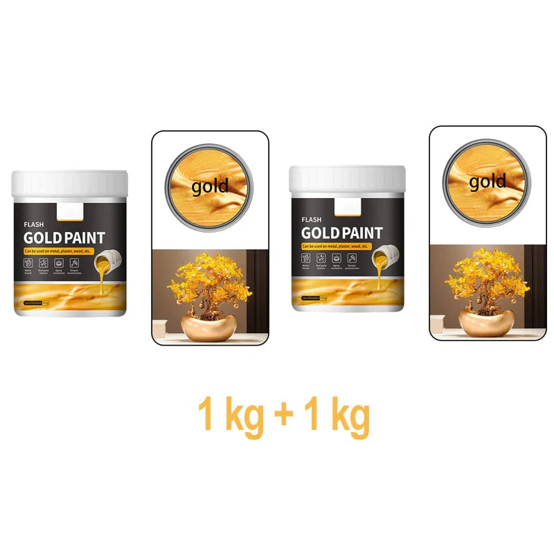 πWater-Based Flash Gold Paint β Versatile for Canvas, Wood & Ceramic π¨ποΈ