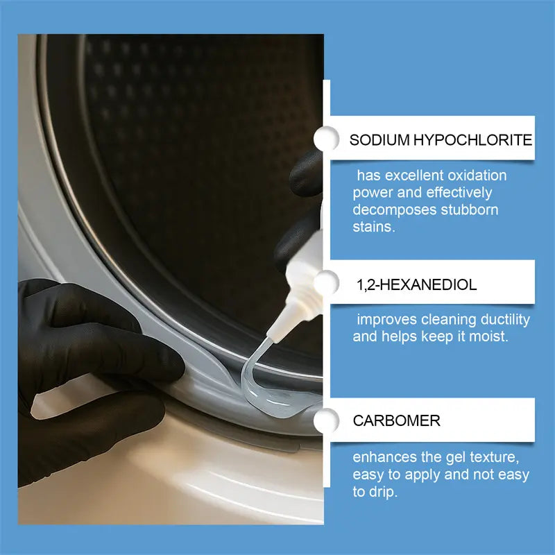 Mold Stain Remover Gel Cleaner for Washing Machines & Bathrooms