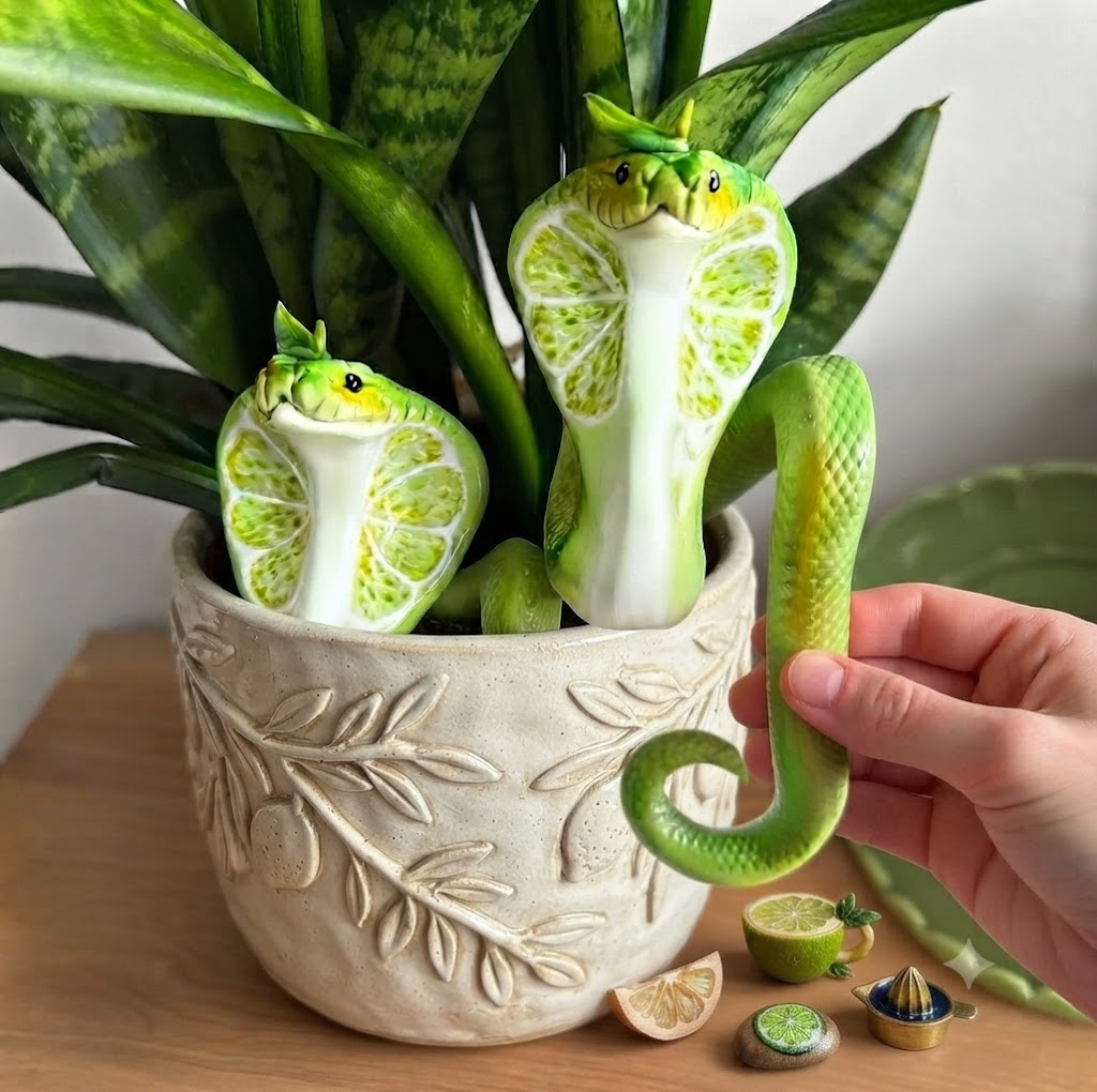 NEW FOR 2026 Cobra Plant Pot Decor๐๐ฟ
