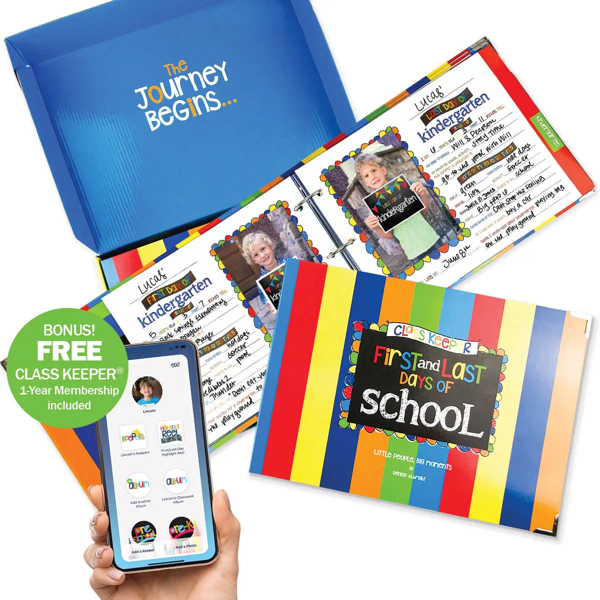 🔥Hot Sale 49% off🎁❤️School Days Memory Book|Simple & Stylish Keepsake Album📚
