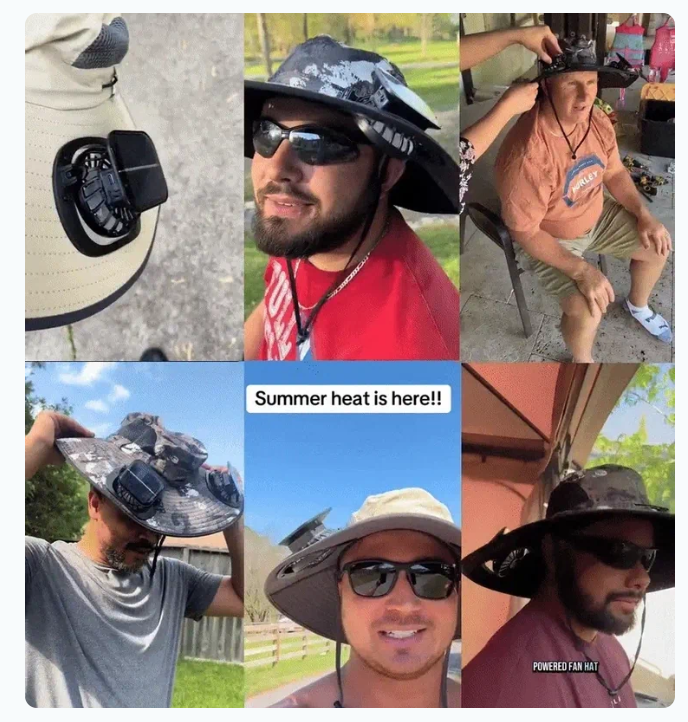 Pro Series Solar Cooling Hat | Full-Coverage UV Shield for All-Day Outdoor Comfort-Solar-Powered Cooling Hat