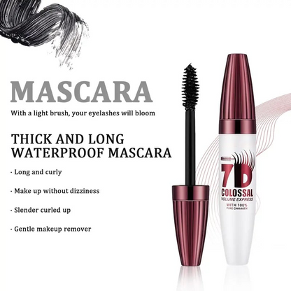 💖7D Waterproof Mascara 👀 Long, Curled & Fuller Lashes All Day ✨