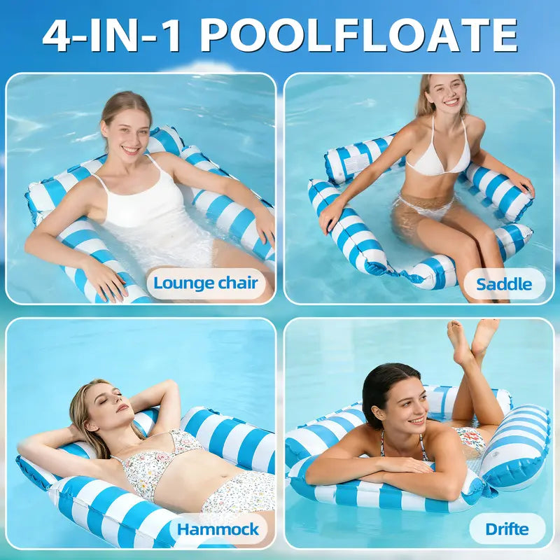 🌊SUMMER BESTSELLER🔥Inflatable Pool Floats Adult | No Sinking, No Leaks, All-Day Summer Comfort!
