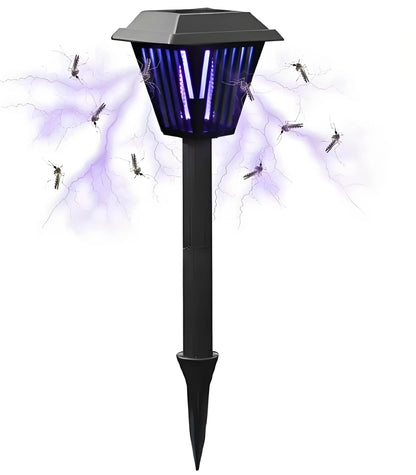 Outdoor Solar LED Mosquito Killer Garden Lamp - Best Stinger for Mosquitoes/Moths/Flies