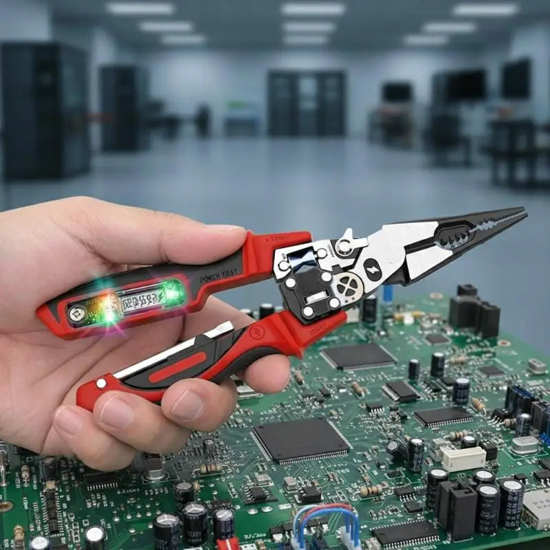 🔥9-in-1 Multi-Functional Digital Display Electrician’s Pliers🛠️