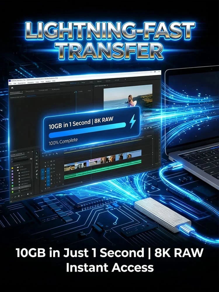 🔥16TB Large-Capacity Type-C Portable Mini SSD