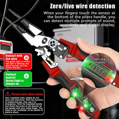 🔥9-in-1 Multi-Functional Digital Display Electrician’s Pliers🛠️