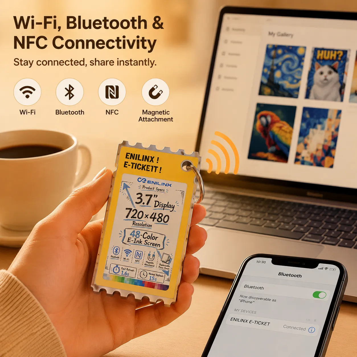 📱Customizable E-Paper Screen