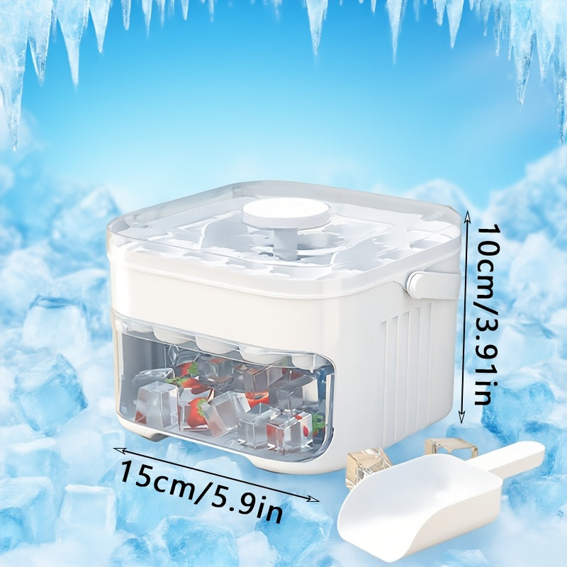 The smartest way to chill drinks. No mess, no hassle, just ice.-Food Grade Stackable Ice Maker