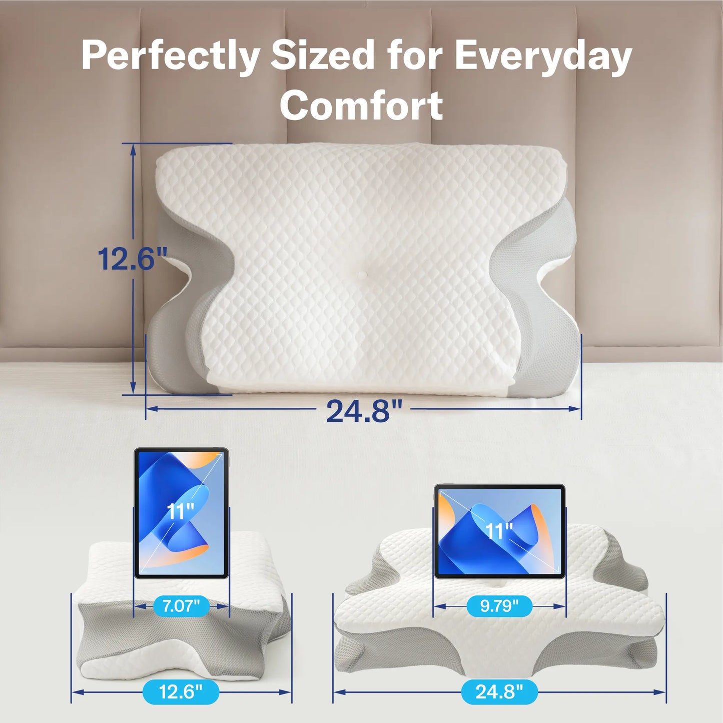 Ergonomic Cervical Pillow for Cozy Sleep