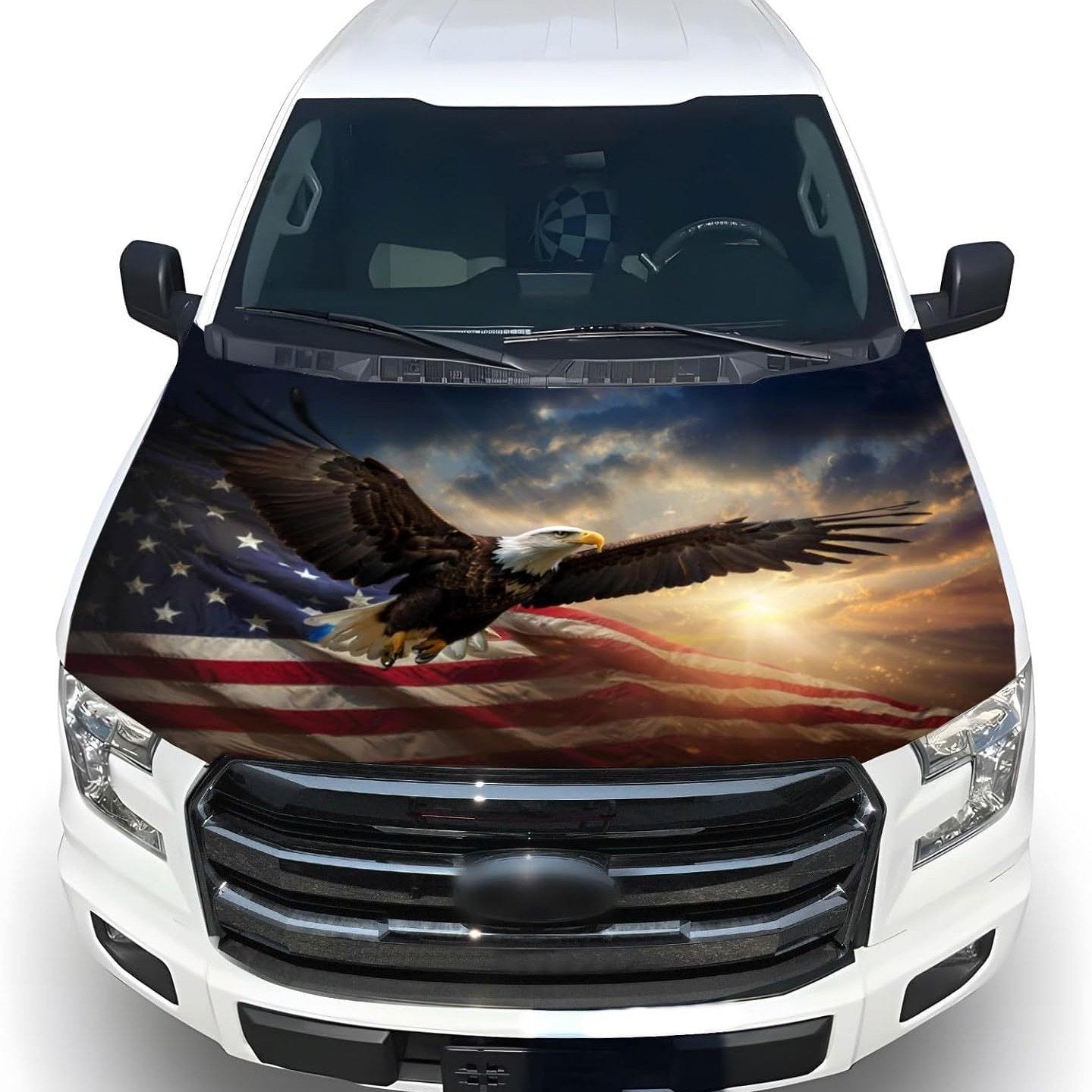 🎁🎉Only $27.5 This Week🌟🎉US Independence Day Car Hood Cover