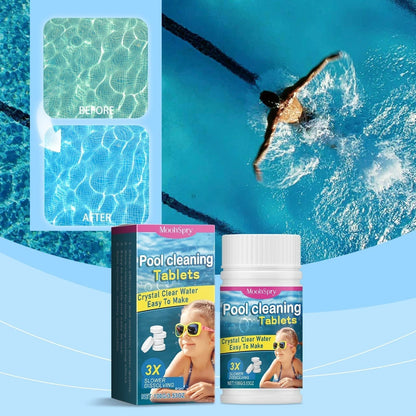 🏊‍♂️ Pool Cleaning Tablets for Crystal Clear Water – Drop, Dissolve, Dive In! 🌊✨