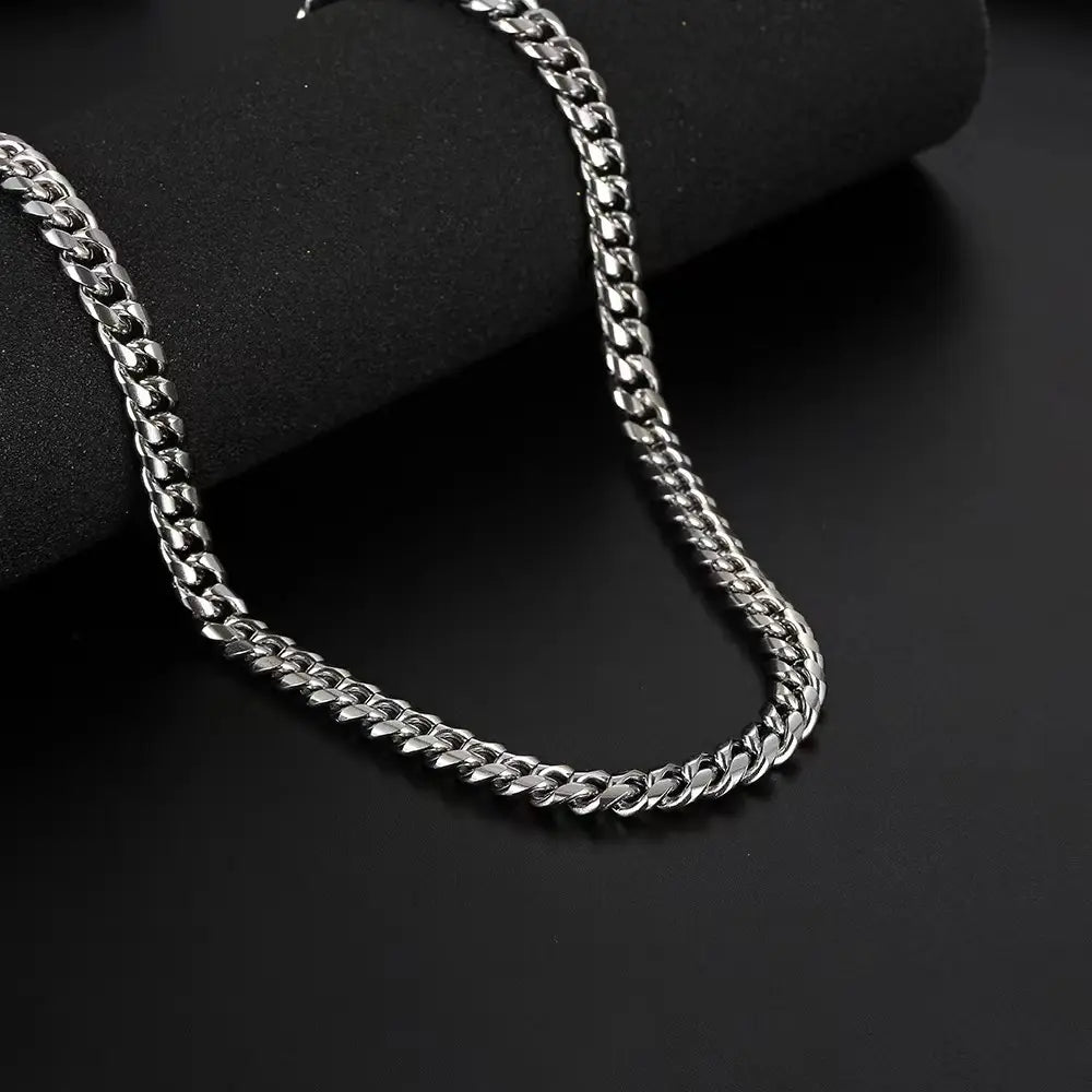 ❤️【Father’s Day】 Gifts for Dad, Cuban Chain Necklace with Message Card and Gift Box