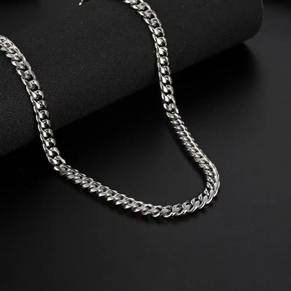 ❤️【Father’s Day】 Gifts for Dad, Cuban Chain Necklace with Message Card and Gift Box