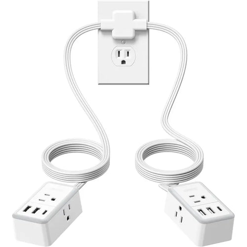 NTONPOWER Twin Extension Cord Splitter