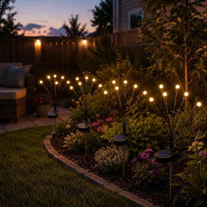 🎉NEW ARRIVAL-49% OFF✨🌿 Solar Firefly Glow Stakes – 32/48LED Garden Lights That Dance in the Breeze
