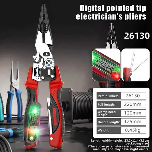 🔥9-in-1 Multi-Functional Digital Display Electrician’s Pliers🛠️