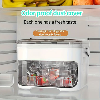 The smartest way to chill drinks. No mess, no hassle, just ice.-Food Grade Stackable Ice Maker