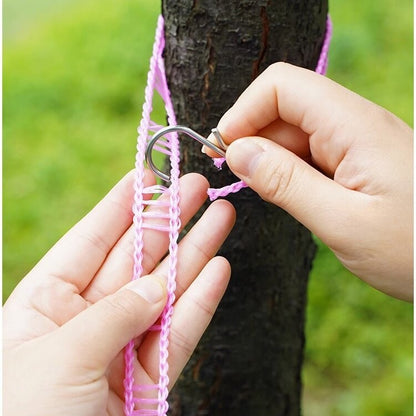 3 Pack Clotheslines for Outside(5 m/197 in)