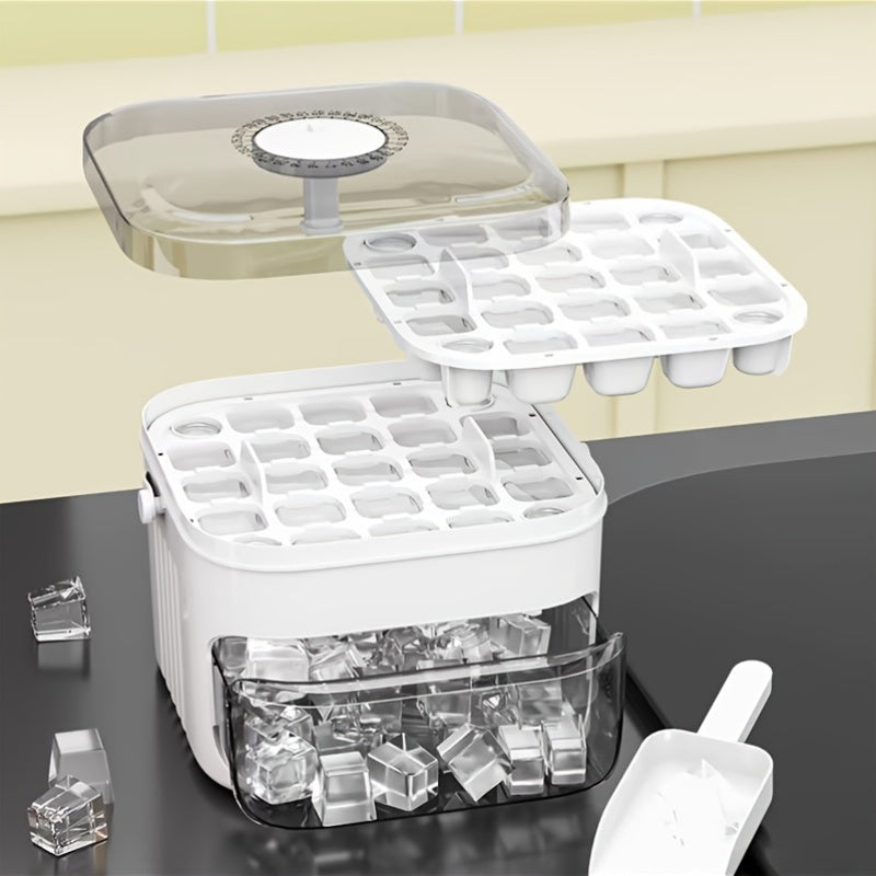 The smartest way to chill drinks. No mess, no hassle, just ice.-Food Grade Stackable Ice Maker
