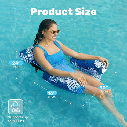 🌊SUMMER BESTSELLER🔥Inflatable Pool Floats Adult | No Sinking, No Leaks, All-Day Summer Comfort!