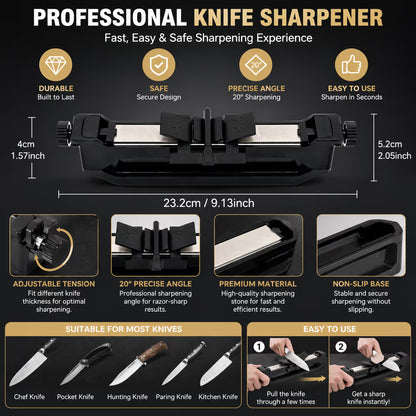 🛠️🔪Precision Knife Sharpener – Restore Razor-Sharp Edges in Minutes
