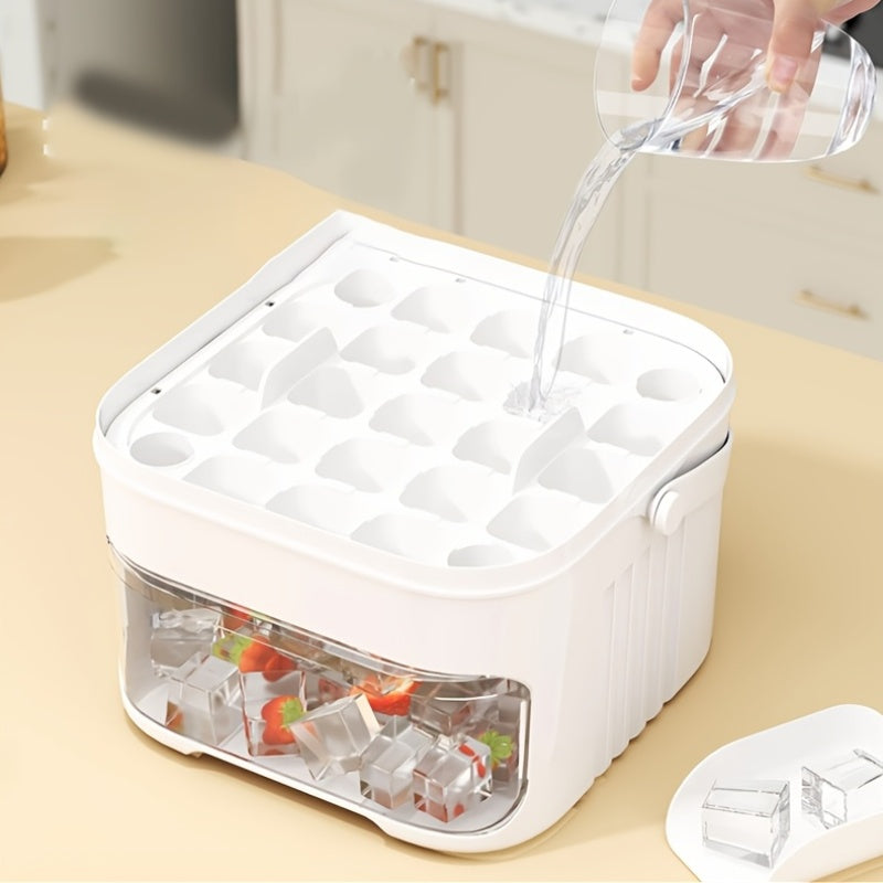 The smartest way to chill drinks. No mess, no hassle, just ice.-Food Grade Stackable Ice Maker