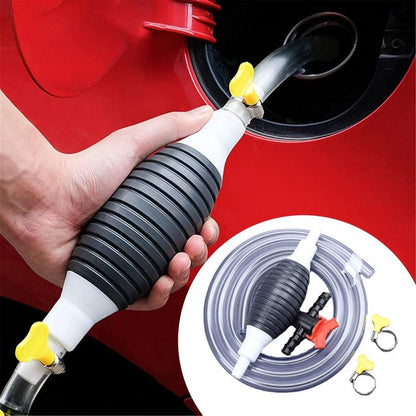 🔥2026 HOT SALE🚗Multifunction Liquid Sucker Pump High Flow Manual Fuel Pump 13.12 Ft Hose