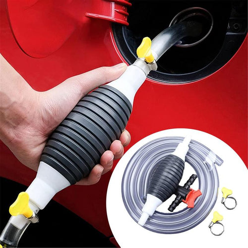 🔥2026 HOT SALE🚗Multifunction Liquid Sucker Pump High Flow Manual Fuel Pump 13.12 Ft Hose
