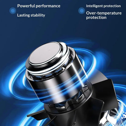 🔥2026 Smart Portable Rechargeable Fan with LED Light & 25H Runtime, 5-Speed 9200RPM Turbo Cooling Personal Waist Fan
