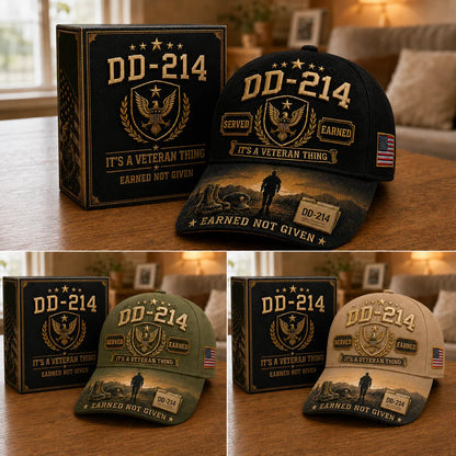🔥LAST DAY 50% OFF - 🎖️DD-214 Served Earned Commemorative Cap(Breathable & Lightweight Comfort & Unisex Fit)